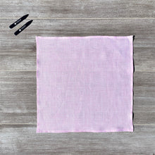 Load image into Gallery viewer, Pink Linen Pocket Square
